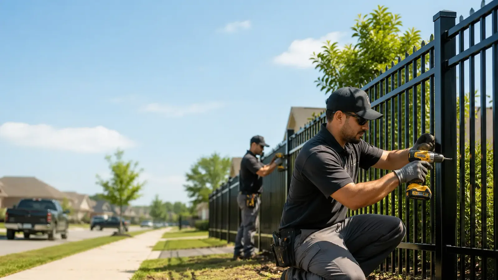 Metal Fence Installation in Hunters, WA